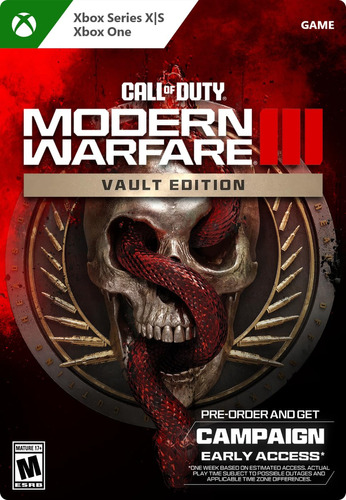 Juego Call Of Duty: Modern Warfare Iii - Vault Edition