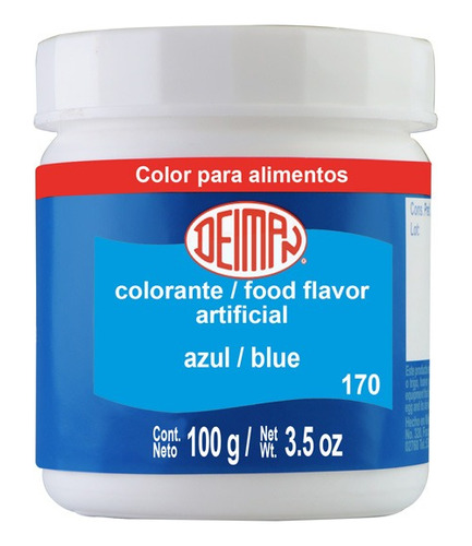 Colorante En Polvo Azul 100 Gramos
