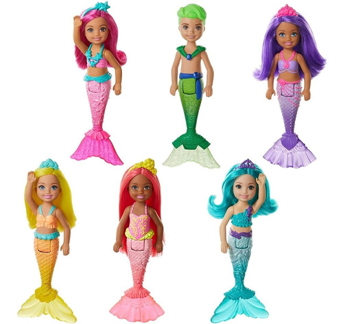 Muñeca Barbie Chelsea Sirena Dreamtopia Surtidos Para Niñas