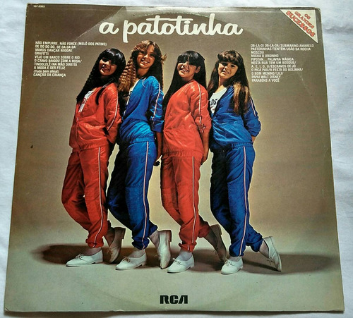 Lp A Patotinha - Os Grandes Sucessos (1982) Hbs