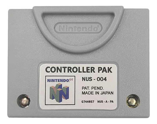 Controller Pak Para Nintendo 64 - Memory Card Expansion