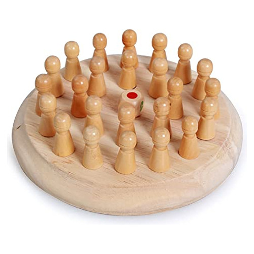 Wooden Memory Chess For Cognitive Development Of Toddlers, M