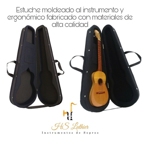 Fabrica Cuatro Llanero 15,17,19 Trastes+estuche Gratis