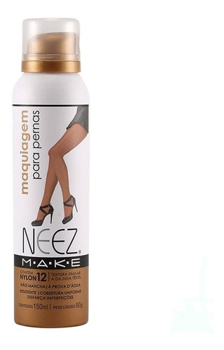 Neez Make Maquiagem Para Pernas 150ml - Pele Morena Clara