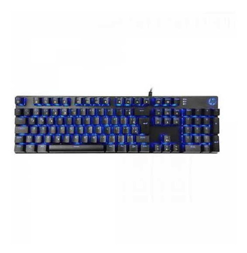 Imagem 1 de 1 de Teclado Gamer Mecânico Usb Led Gk400f Preto Hp