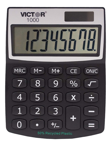 1000 Calculadora De Función Estándar De 8 Dígitos, B...