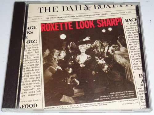 Roxette - Look Shap, Cd 1988 Usa