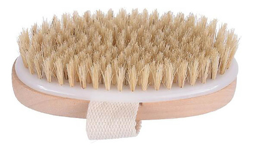 Cepillo Masajeador U New Natural Bristle Para Exfoliación De