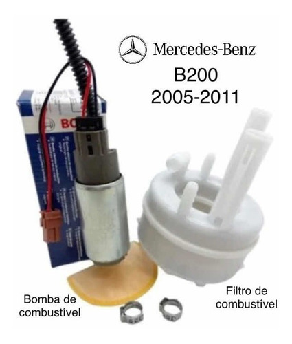 Kit Bomba Combustível+filtros Mercedes B170 B180 B200 05-11