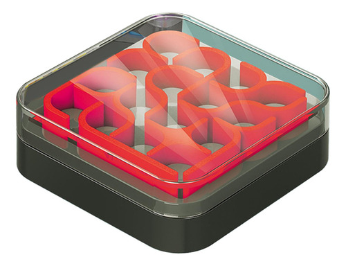 Curve Puzzle Box Fun Simple Rule Juego De Estrategia Rojo