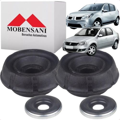 2 Coxim Amort Dianteiro Renault Logan/sandero 2007 Ate 2021