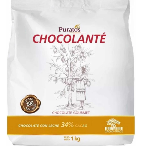 Chocolanté Gourmet De Leche 34% Cacao Puratos Bolsa De 1 Kg