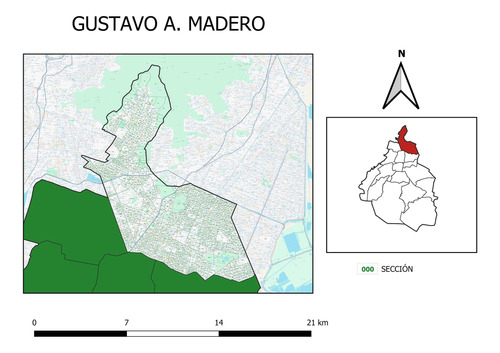 Mapa Electoral Cdmx (gustavo A. Madero, 2024)