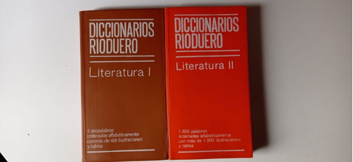 Diccionario Literatura 2 Tomos Sagredo Rioduero