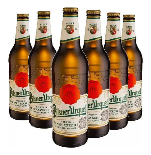 6x Cerveja Tcheca Pilsner Urquell 500ml