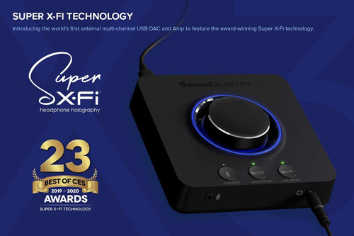 Audio Digital Creative 70sb181000000 Sound Blaster X3 Con...
