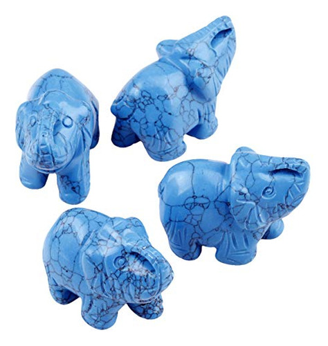 Figura De Elefante En Piedra Tallada. Amuleto, 1.5 