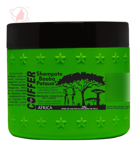 Shampoo Em Creme Para Cabelos Cacheados Crespos 350g Low Poo