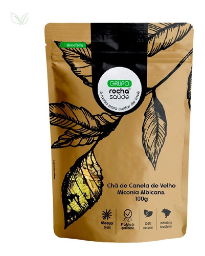 Chá De Canela De Velho Puro Sem Misturas Rocha Saude 100g