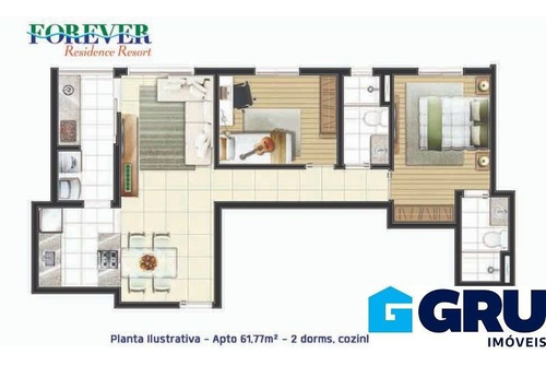 Imagem 14 de 15 de Aptos. De 2 E 3 Dormitórios Com Suíte E Terraço Com Churrasqueira. 1 Ou 2 Vagas. De 60m² A 73m².