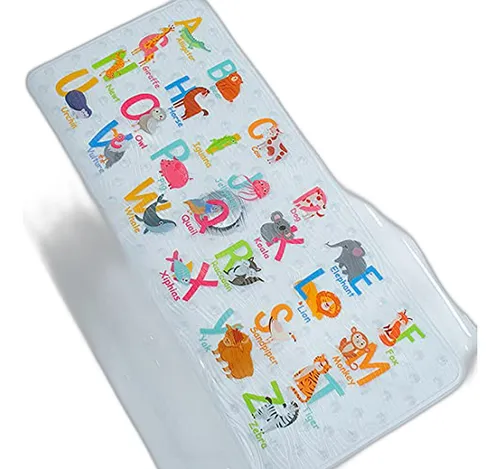 Alfombra Bañera Infantil Antideslizante Abecedario
