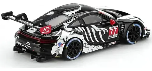 Mini GT Porsche 911gt3 R #77 Imsa Petit Rexy Skeleton #1143 Preto