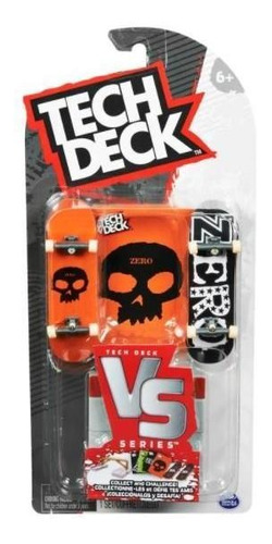 Tech Deck - Kit 2 Skate De Dedo Com Obstáculo E Card Zero