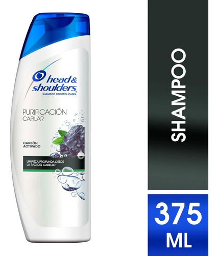 Shampoo Head & Shoulders 375 Ml Carbon Activado