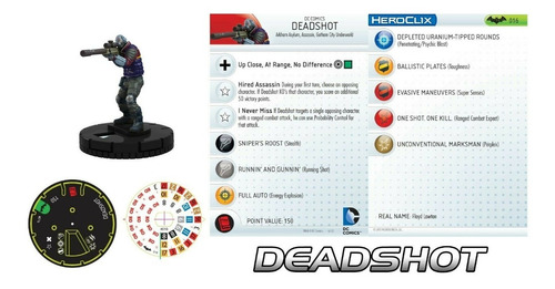 Heroclix Deadshot #016 Batman: Arkham Origins Dc