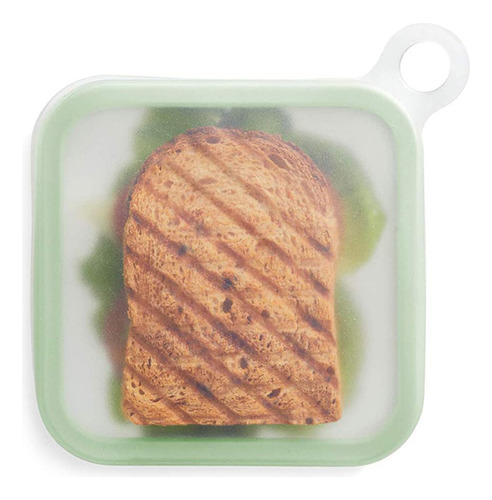 Recipiente Para Sandwich Reutilizable Llevar Silicona