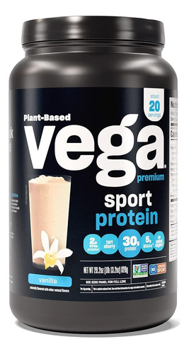 Proteína Vega Sport Premium, Vainilla, 20 Porciones, 29.2 Oz