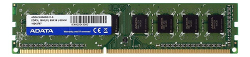Memoria RAM Premier  8GB 1 Adata ADDU1600W8G11-S