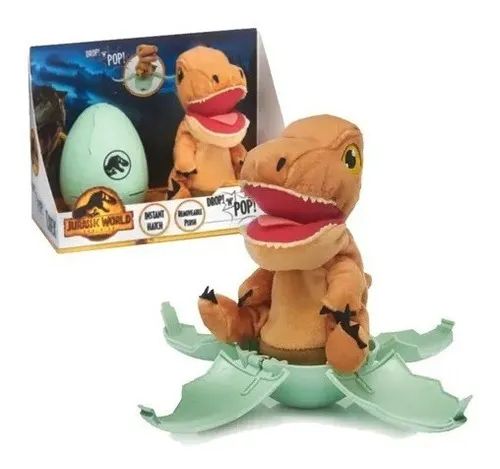Peluche Dinosaurio Wabro En Huevo Drop n Pop Wow Color T rex