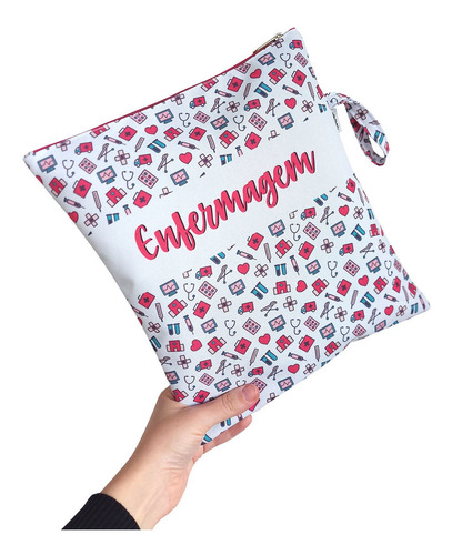 Porta Jaleco Bolsa Necessaire Feminino - Enfermagem