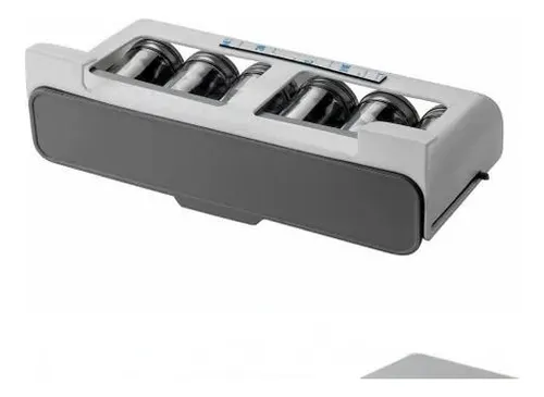 Especiero Plegable Organizador 6 Frascos Cocina Estante Blanco Y Gris