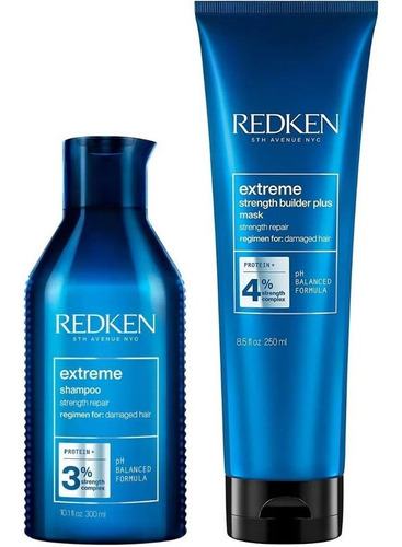 Shampoo Extreme 300ml Cabello Dañado+mascarilla 250ml Redken