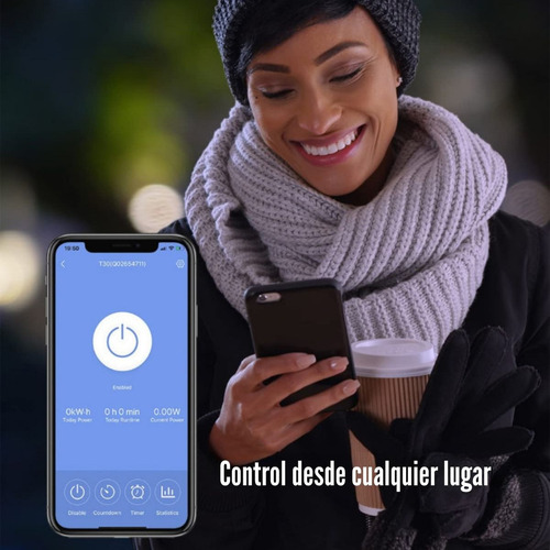 Mini Enchufe Ezviz T30 Wi-fi Smart T30-10b-us Alexa Google