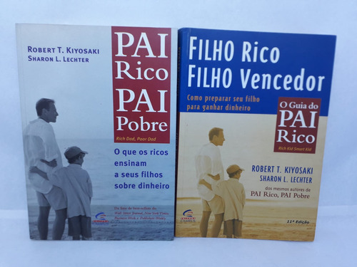 Pai Rico Pai Pobre + Filho Rico, Filho Vencedor De Robert Toru Kiyosaki; Sharon L. Lechter Pela Campus Elsevier (2001)