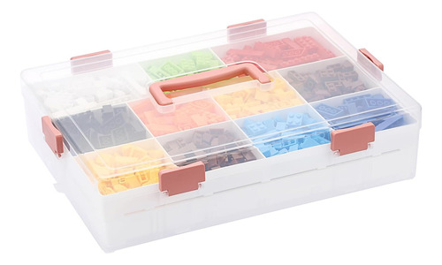 Btsky Caja De Almacenamiento De Plástico Transparente Con 2 