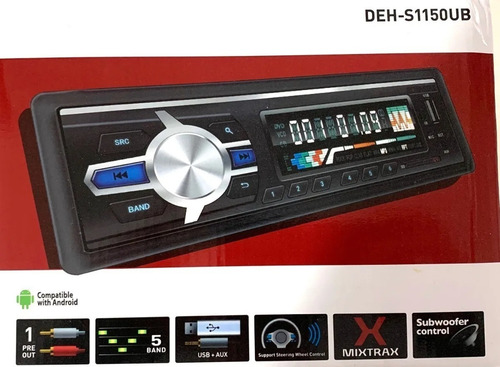 Imagen 6 de 10 de Autoestereo Bluetooth Mp3 Usb Sd Fm Lcd Control Remoto