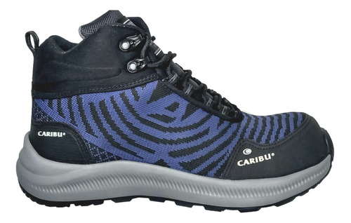 Bota De Seguridad Industrial Caribu 340 Azul Negro