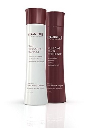 Keranique Scalp Simulating Shampoo Y Acondicionador Volumini