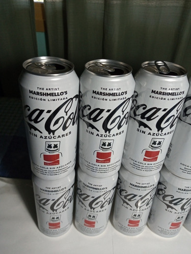 Coca Cola Marshmello Precio Por Unidad (latas Vacías) (Usado)