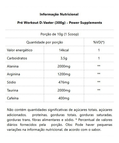 Pré Treino D-vaster (300g) - Sabor: Ácido Alienígena Ácido Alienígena