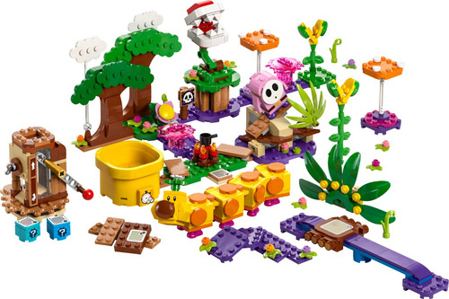 Lego Super Mario 71434 Conjunto Da Selva Gelatinosa Quantidade de peças 598