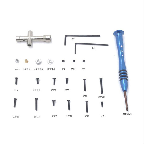 L 370 Unids/set Universal Metal Rc Tornillos De Reparación