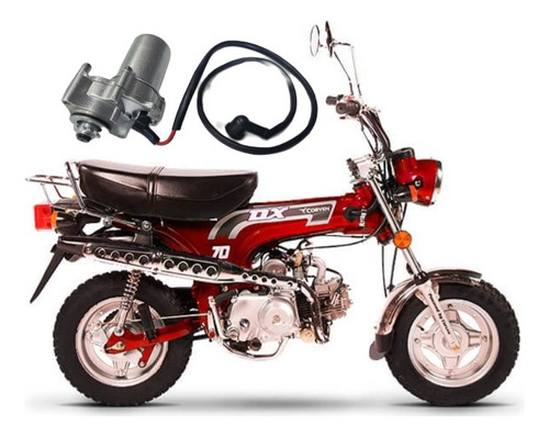 Burro Motor De Arranque Completo Corven Dx 70 La Base Motos!
