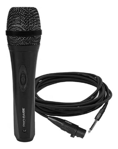 Micrófono Vocal Dinámico Probass Pro-mic 500 Audioimport