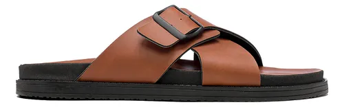 Sandália Masculina Casual Flat Anti Stress Sound Shoes