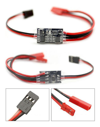 Interruptor Electrónico Rc Para Accesorios De Control De